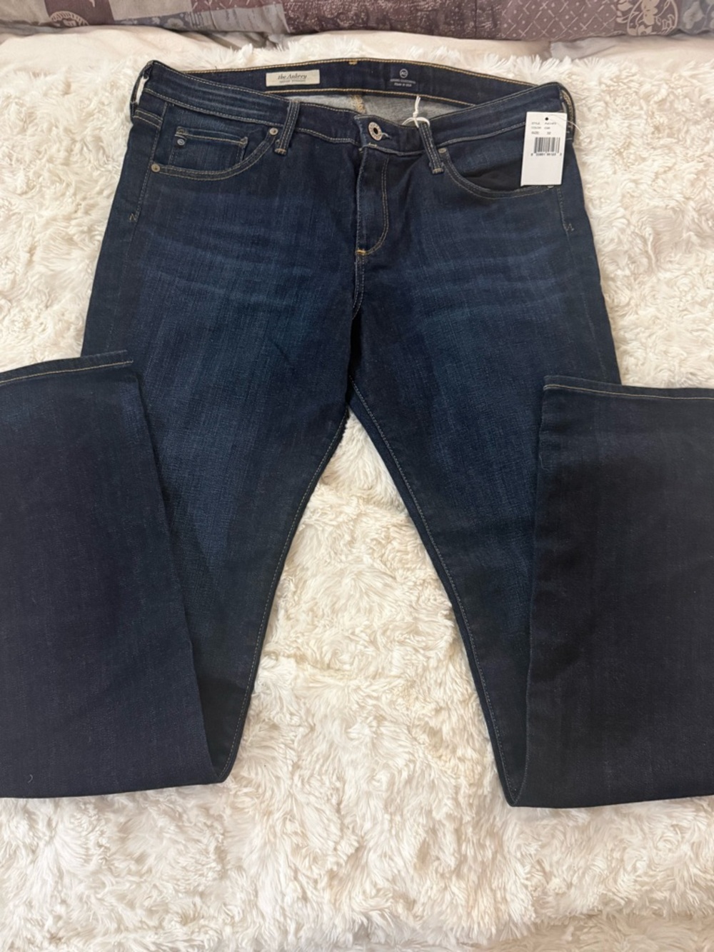 AG Adriano Goldschmied Dark Indigo Slim Jeans